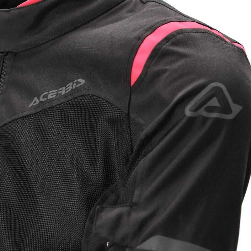 CE RAMSEY VENTED 2.0 LADY JACKET, BLACK/PINK