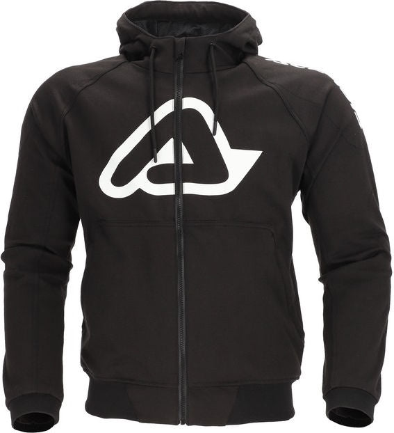 FLY HOODIE JACKET, BLACK/WHITE, Size XXL