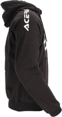 FLY HOODIE JACKET, BLACK/WHITE, Size XL