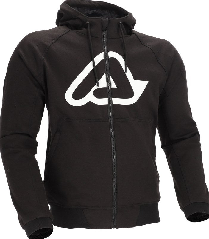 FLY HOODIE JACKET, BLACK/WHITE, Size XXL
