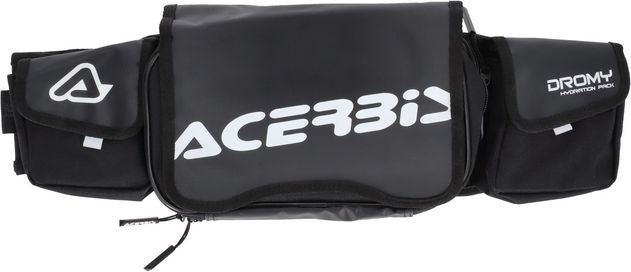 DROMY LOGO WAIST PACK, BLACK/WHITE