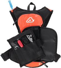 BACKPACK ACQUA LOGO 5L, ORANGE/WHITE