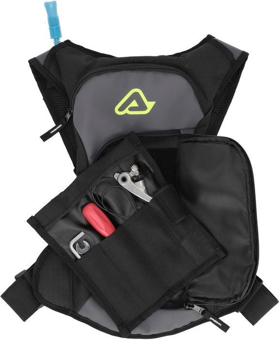 BACKPACK ACQUA LOGO 5L, BLACK/GREY