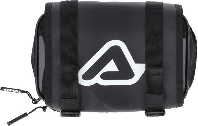 REAR TOOLS BAG LOGO, BLACK/WHITE