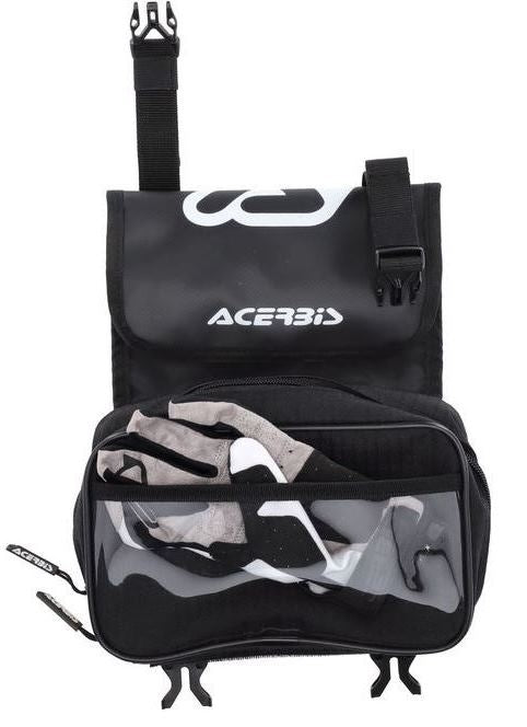 REAR TOOLS BAG LOGO, BLACK/WHITE