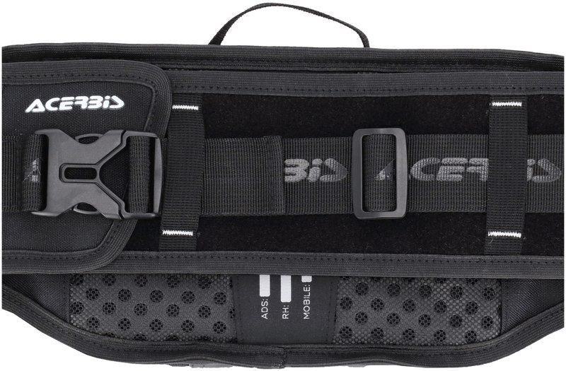 RAM PRO LOGO WAIST PACK, BLACK/WHITE