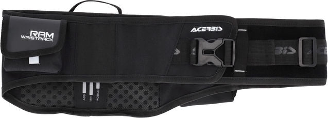RAM PRO LOGO WAIST PACK, BLACK/WHITE