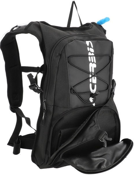 BACKPACK H2O LOGO, BLACK/WHITE