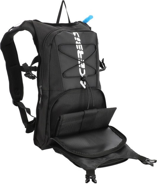 BACKPACK H2O LOGO, BLACK/WHITE