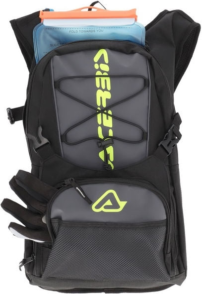 BACKPACK H2O LOGO, BLACK/GREY