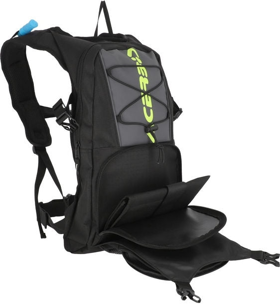 BACKPACK H2O LOGO, BLACK/GREY