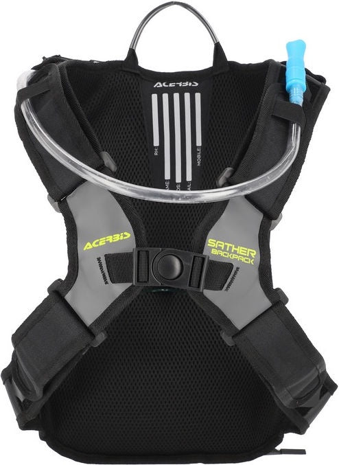 SATHER LOGO BACKPACK, BLACK/GREY