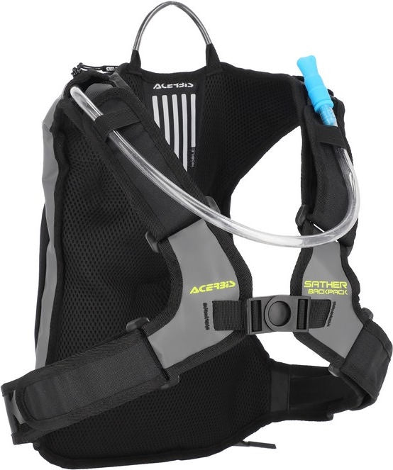 SATHER LOGO BACKPACK, BLACK/GREY