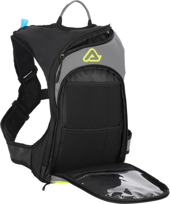SATHER LOGO BACKPACK, BLACK/GREY