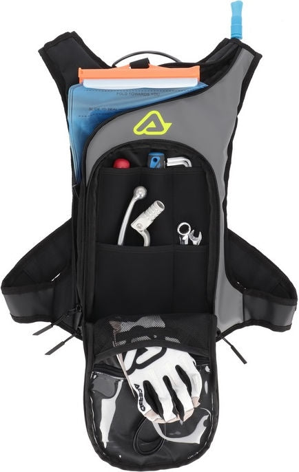 SATHER LOGO BACKPACK, BLACK/GREY