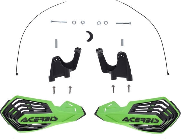 K-FUTURE KH HANDGUARDS, GREEN/BLACK