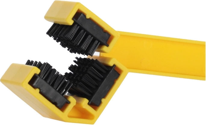 BRUSCIA CHAIN BRUSH, BLACK/YELLOW