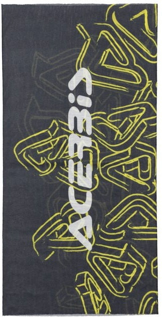 NECKWARMER REG, GREY/YELLOW