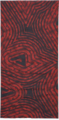 NECKWARMER REG, GREY/RED