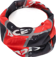 NECKWARMER REG, RED/BLACK