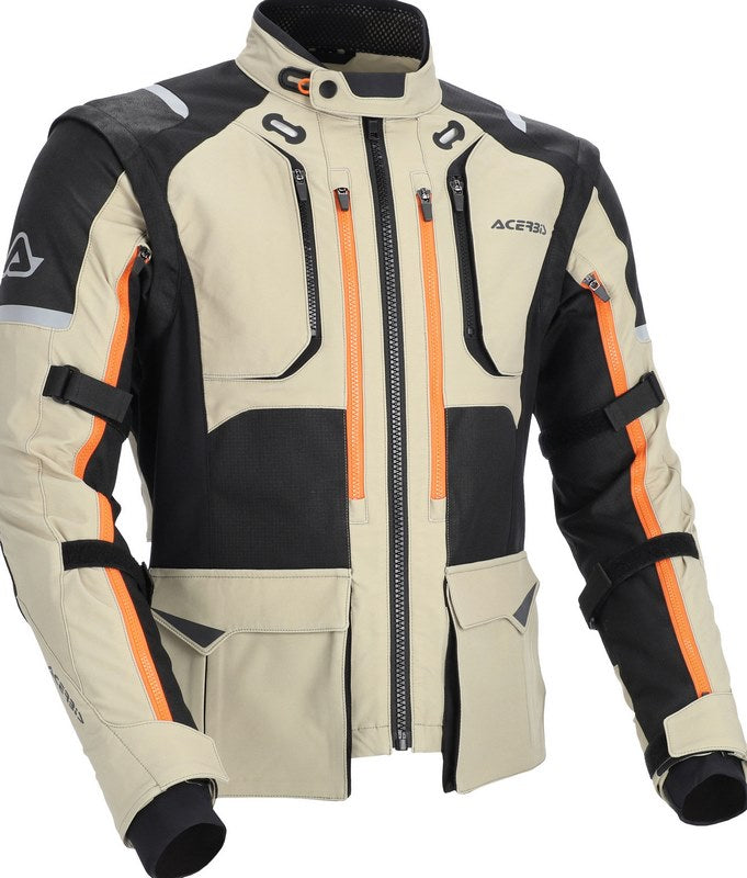 JACKET RALLY PRO, BEIGE/BLACK, Size XXXL