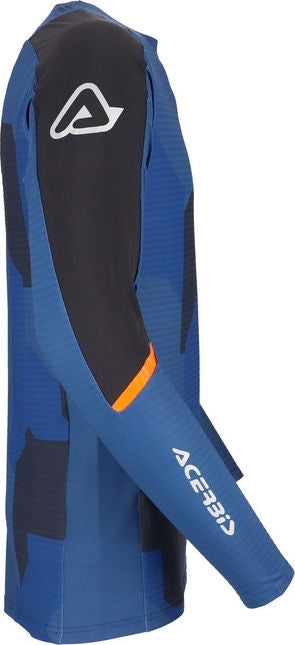 X-DURO WINTER JERSEY 3.0, BLUE/ORANGE