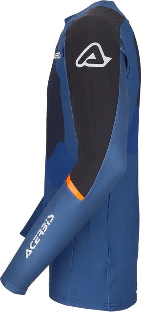 X-DURO WINTER JERSEY 3.0, BLUE/ORANGE