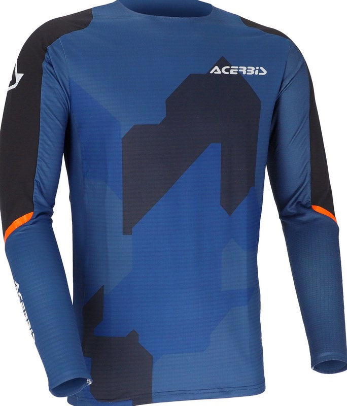 X-DURO WINTER JERSEY 3.0, BLUE/ORANGE