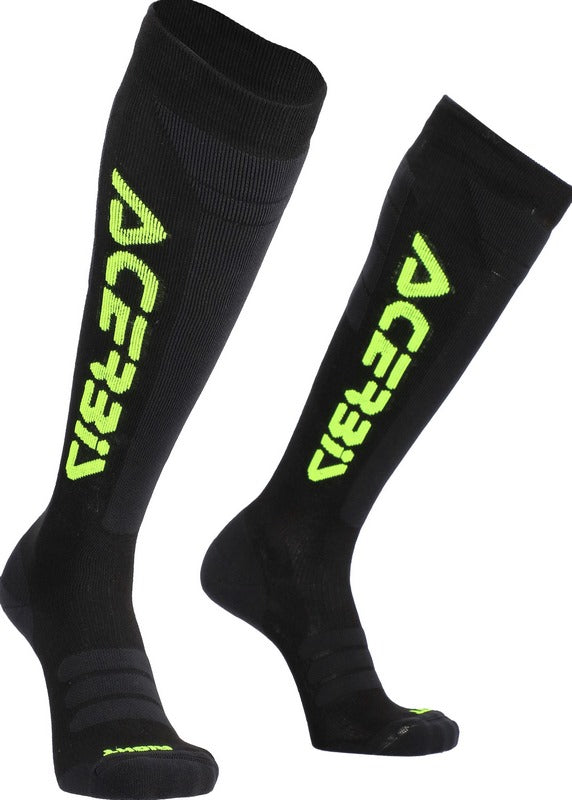 SOCKS MX WINTER, BLACK/YELLOW
