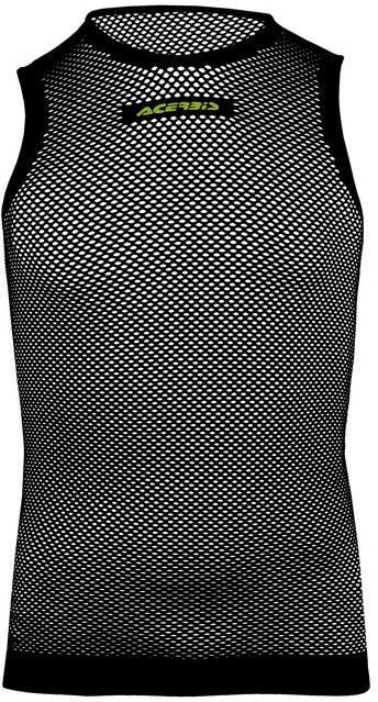 JERSEY SLEEVESLESS X-MESH, BLACK/YELLOW