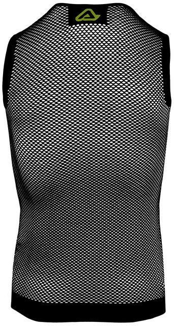 JERSEY SLEEVESLESS X-MESH, BLACK/YELLOW