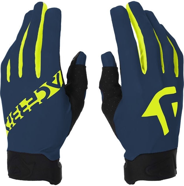 GLOVES MX LINEAR 2.0, BLUE/YELLOW