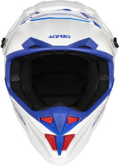 T711 HELMET, WHITE/BLUE/RED