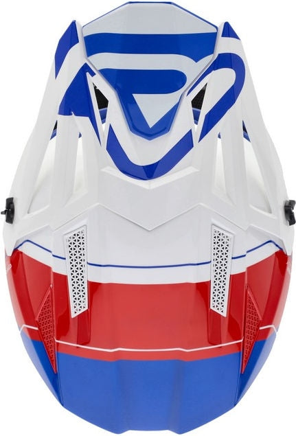 T711 HELMET, WHITE/BLUE/RED