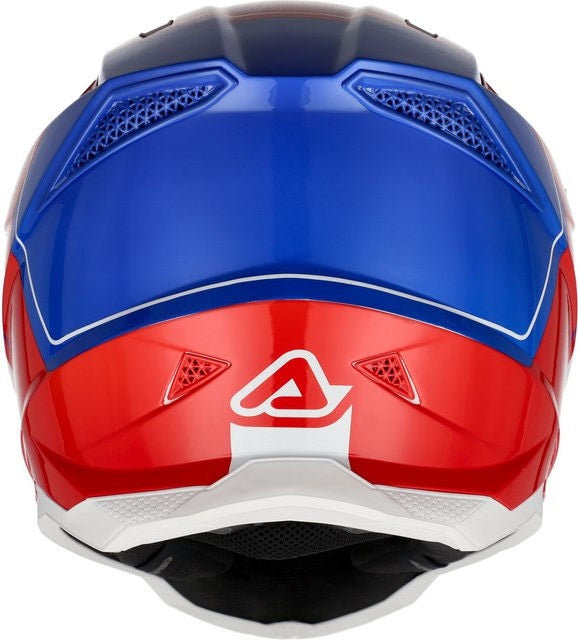 T711 HELMET, WHITE/BLUE/RED