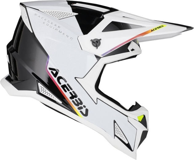 T711 HELMET, WHITE/BLACK