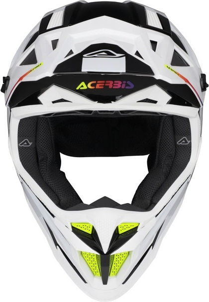 T711 HELMET, WHITE/BLACK