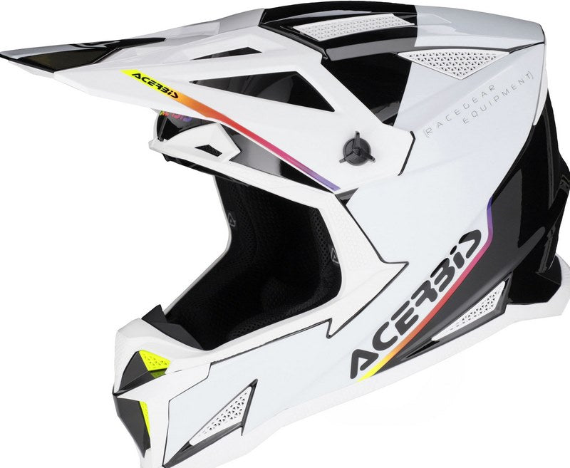 T711 HELMET, WHITE/BLACK