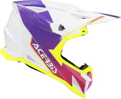 T711 HELMET, WHITE/PURPLE