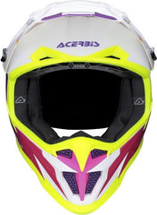 T711 HELMET, WHITE/PURPLE