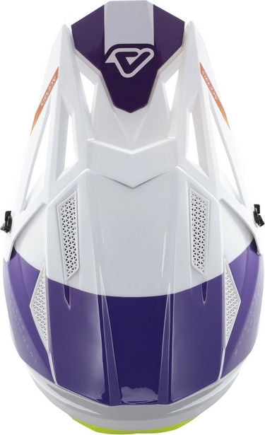T711 HELMET, WHITE/PURPLE