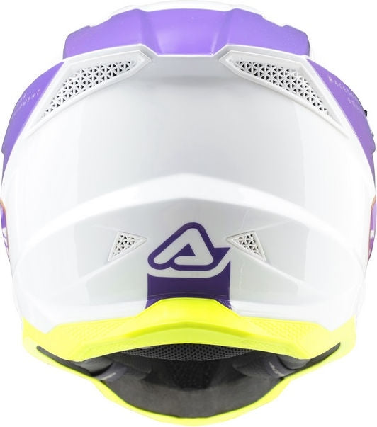 T711 HELMET, WHITE/PURPLE
