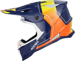 T711 HELMET, BLUE/ORANGE