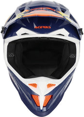 T711 HELMET, BLUE/ORANGE