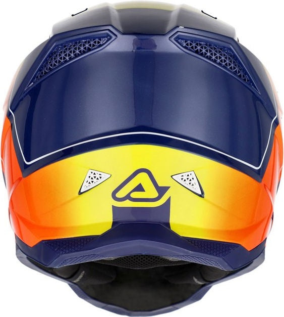 T711 HELMET, BLUE/ORANGE