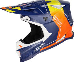 T711 HELMET, BLUE/ORANGE