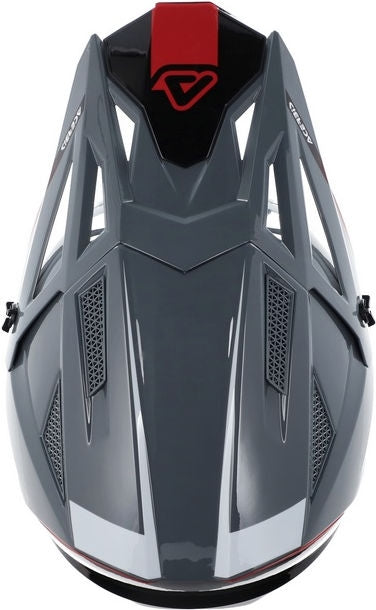 T711 HELMET, GREY/BLACK