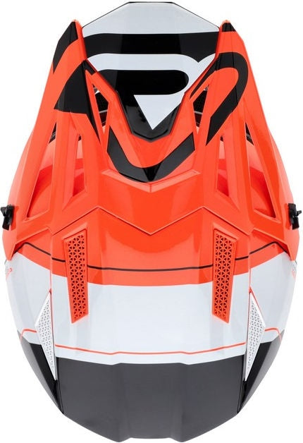 T711 HELMET, ORANGE FLOU/BLACK