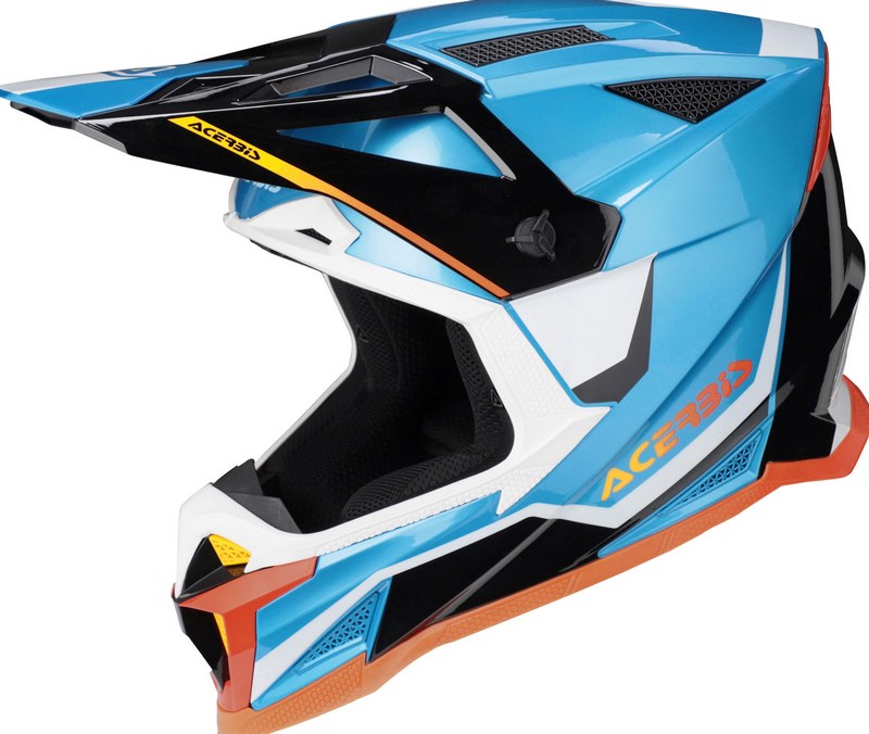 T711 HELMET, LIGHT BLUE/WHITE