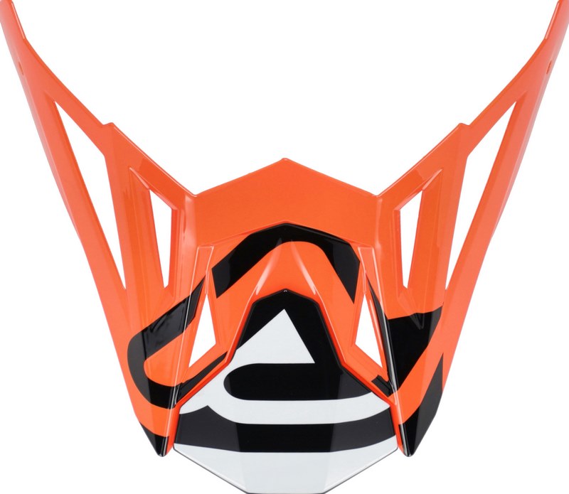 VISOR T711, ORANGE FLOU/BLACK